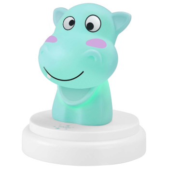 SILLY HIPPO Silly hippo led nachtlampje nijlpaard blauw Product foto